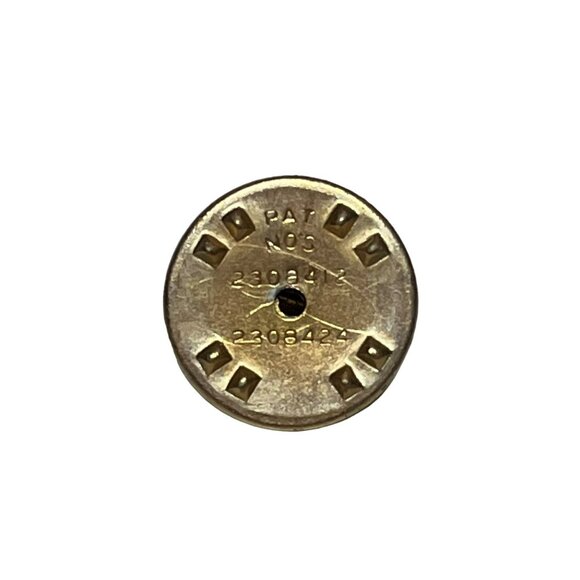 Tiny Vintage Gold-Tone Lucky Elephant Pin Green Stone - Picture 7 of 8